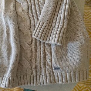 Hollister beige/cream sweater dress
